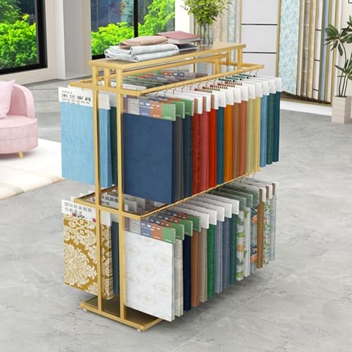 Présentoir de tissu sur pied pour organiser vos échantillons encombrants dans votre showroom