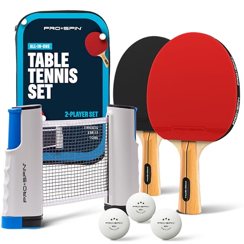 PRO SPIN All-in-One Ping Pong Set -...