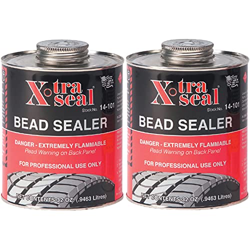 Tire Slowly Goes Flat, Tire Air Loss, Low Tire Pressure Warning Light Illuminated, Aluminum Wheel Bead Seat Corrosion (Clean and Resurface Wheel Bead Seat) - 2022 and Prior GM Passenger Cars and Light Duty Trucks 5 2 Top Cans X-tra Seal Tire Bead Sealer Black W/Brush 32oz (0.9463liters) 1 Quart