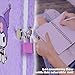 Hello Kitty Sanrio Diary with Lock and Key for Girls Teens Women Kuromi Notebook Journal Pen Gifts for Her (Purple)
