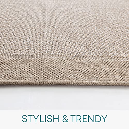 Livabliss Jenny Perth Indoor Outdoor Carpet 120x170 cm, Boho Pattern for Living Room Dining & Kitchen, Waterproof Stain Durable, Beige - Image 3