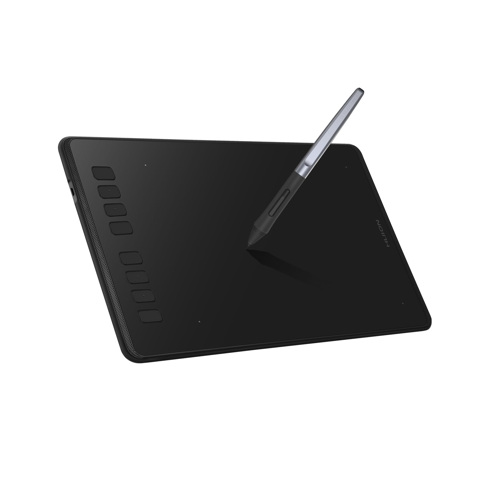 HUION Inspiroy H950P Grafiktablett, Stifttablett mit 8 Benutzerdefinierten Drucktasten, Zeichentablett mit 8192 Drucksensitivität Batterielosem Stift mit Neigefunktion, Grafiktablett für PC Android