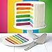 6 Color Cake Food Coloring Liqua-Gel Decorating Baking Neon Colors Set - U.S. Cake Supply .75 fl. Oz. (20ml) Bottles Neon Colors - Made in the U.S.A.