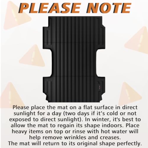 Image of TripleAliners 8.2FT Truck Bed Mat for 2019+ Chevy Silverado /GMC Sierra 1500