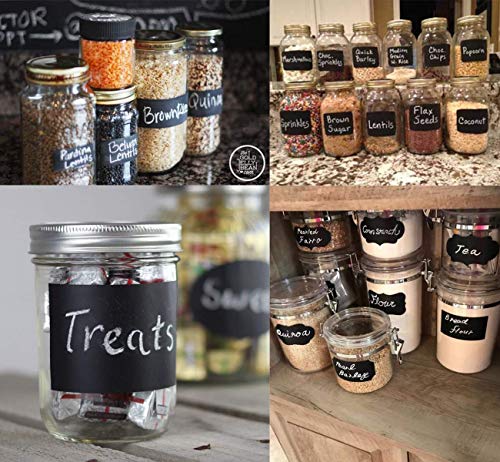 Wootile 200 Waterproof Chalkboard Labels Reusable Pantry Labels/Roll thumb #4