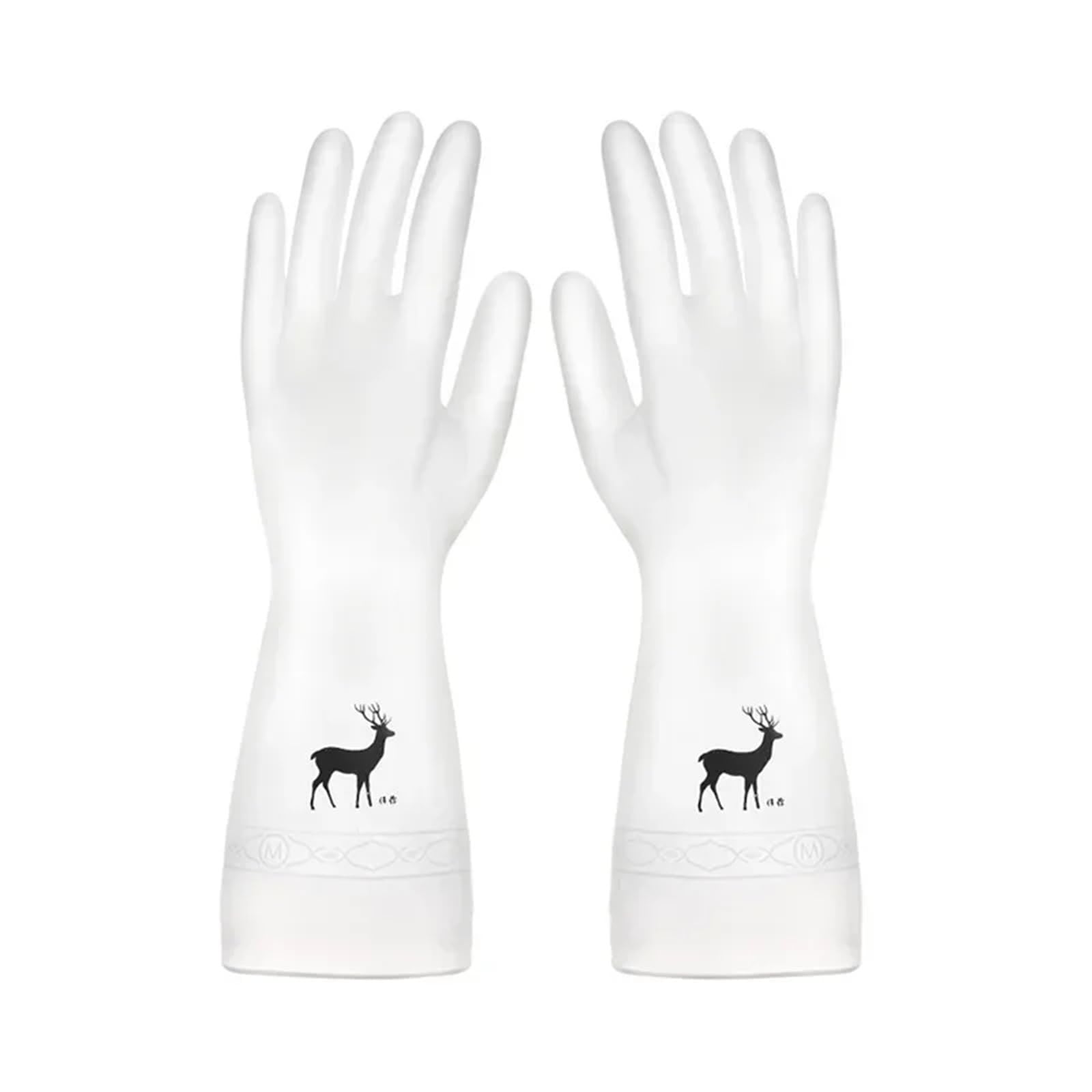 KJBDQQH Cleaning Gloves Dishwashing Gloves Kitchen Dish Washing Household Rubber For Clothes Cleaning For Dishes for Household(Color 2,S)