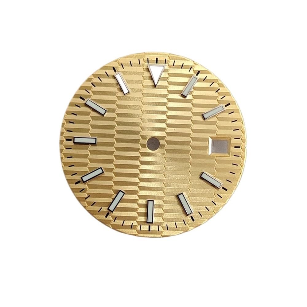 1 szt. 28,5 mm tarcza zegarka z luminescencyjnymi tarczami do mechanizmów ETA 2824 2836, pojedynczy pasek kalendarzowy, gwóźdź 8215 8200 821A