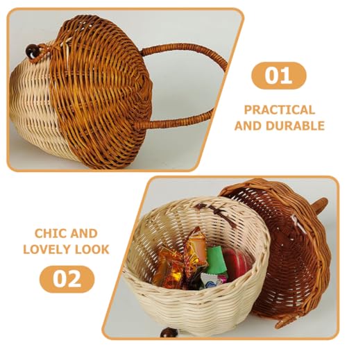 Panier en rotin pour chambre enfant, déco de table champêtre et poétique - 2