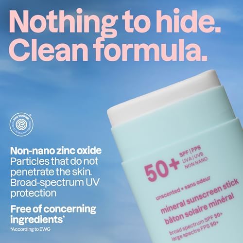 ATTITUDE Baby Mineral Sunscreen Stick SPF 50, Broad Spectrum Zinc Oxide, EWG Verified, Non-Nano, Mess-Free Stick for Face & Body, Lightweight Non-Greasy, Vegan, Unscented, 60 grams — view 2