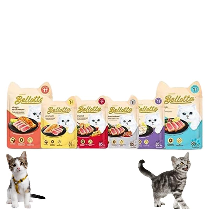 See full amazon price history chart for Bellotta Wet Gravy Food | Tuna and Salmon x 12 + Tuna and Chicken x 12 + Tuna Topping Shrimp and Jelly x 12 + Tuna Topping srimasu and jellyx 12 + MACKRIEL x 12 + Tuna Combo for Cats x 12 (Pack 72) Bellotta Wet Gravy Food | Tuna and Salmon x 12 + Tuna and Chicken x 12 + Tuna Topping Shrimp and Jelly x 12 + Tuna Topping srimasu and jellyx 12 + MACKRIEL x 12 + Tuna Combo for Cats x 12 (Pack 72) (B0CJYBM8W7) Amazon Price History, Amazon Price Tracker