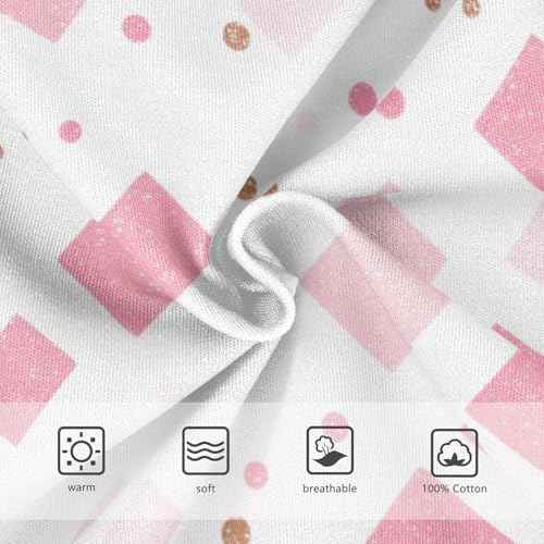 KLL Rose Gold Pink Glitter Little Boys Cotton Nighttime Underwear Cute Undies3