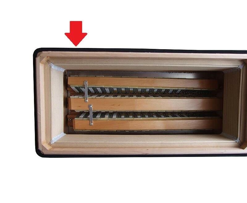 Akkordeon Balgdichtung 6x3 mm 20 m Rolle selbstklebend für Steirische Harmonika & Akkordeon Dichtband Blasebalg-Reparatur