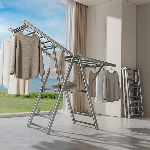 Cintre pliable en aluminium : la solution gain de place pour votre linge
