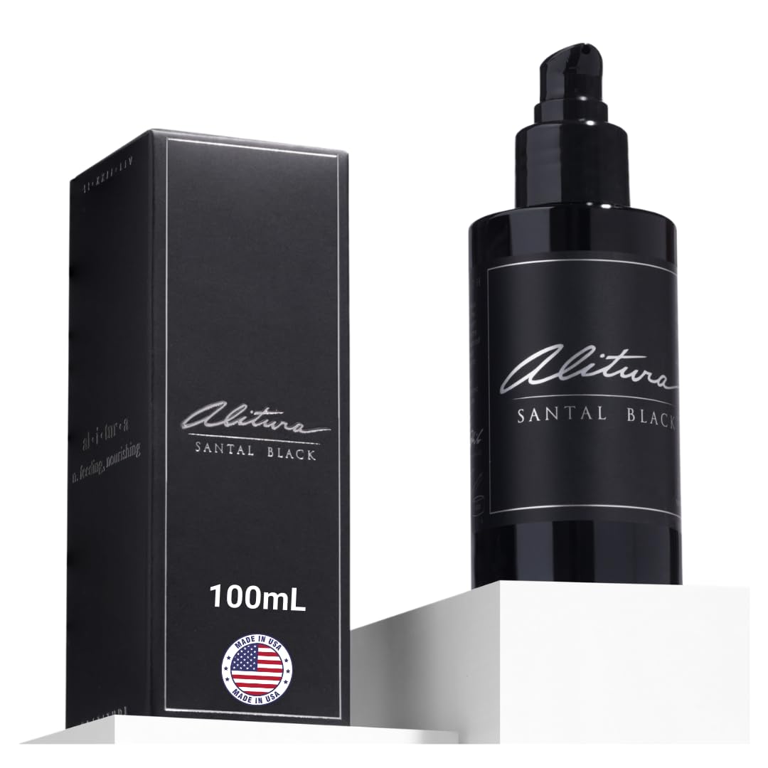 Santal Black, Hair and Body Oil, Essential Oil Botanical Moisturizer (100ml)