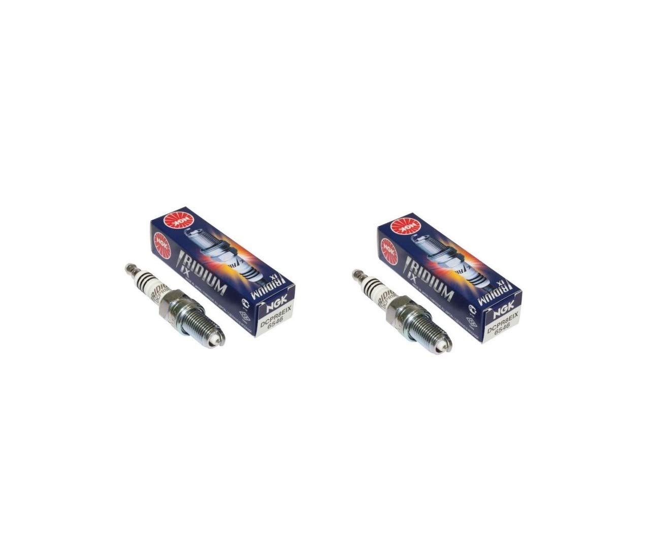Compatible avec/Remplacement pour MONSTER SCRAMBLER MULTISTRADA SPORT SS HYPERMOTARD S LOT 2 BOUGIES NGK DCPR8EIX IRIDIUM