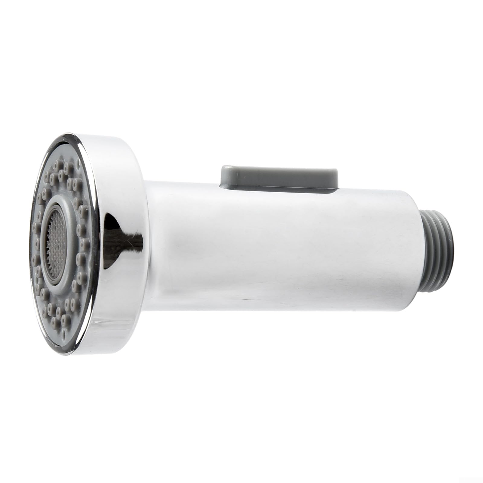 Ugello spruzzatore di ricambio per rubinetto del lavello della cucina, plastica ABS, finitura spazzolata, connettore G 1/2 (cromato)