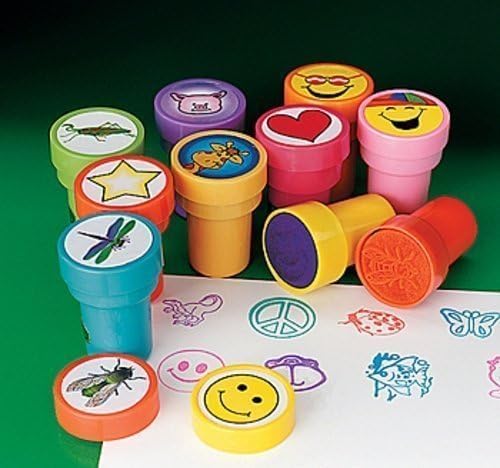 Rhode Island Novelty 1.40" Plastic Stampers (50Pcs/Box) image 5