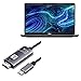 BoxWave Cable Compatible with Dell Latitude 7320 - SmartDisplay Cable - USB Type-C to HDMI (6 ft), USB C/HDMI Cable - Jet Black
