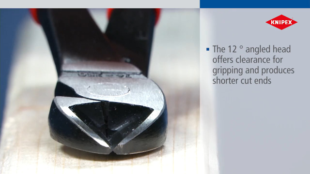KNIPEX Tools KNIPEX 74 21 250 High Leverage Angled Diagonal