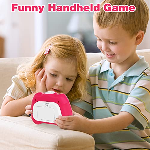 Obbay Pop Fidget Toys Sensory Handheld Game Pro For Adults Kids 8-12, Electronic Quick Push Game Console Light Up Game Stress Relief Toy Birthday Gifts For 6 7 8 9 10 Year Old Boys Girls Teens (Pink) #TOP6