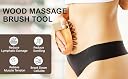 GIMGIK Natural Anti Cellulite Massager Body Brush Handheld Cellulite Reduction, Muscles Massage Tool for Sauna Spa Head Scalp (Brown 2 Piece) gallery image