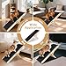 2026 Upgraded Dog Ramp for Couch - Foldable Small Dog Ramp for Bed - 4 Adjustable Height from 12