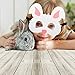 CiyvoLyeen Farm Animal Party Masks Barnyard Animal Felt Masks for Petting Zoo Farmhouse Theme Birthday Party Favors Kids Costumes Dress-Up Party Supplies(12 Pieces)