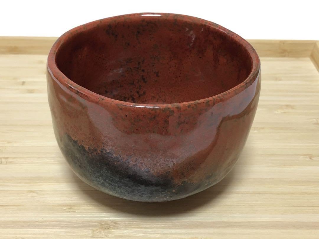 茶器　茶道　お抹茶　赤楽 茶道具 抹茶茶碗 赤楽茶碗 佐々木松楽作 茶道 : 茶道具いまや