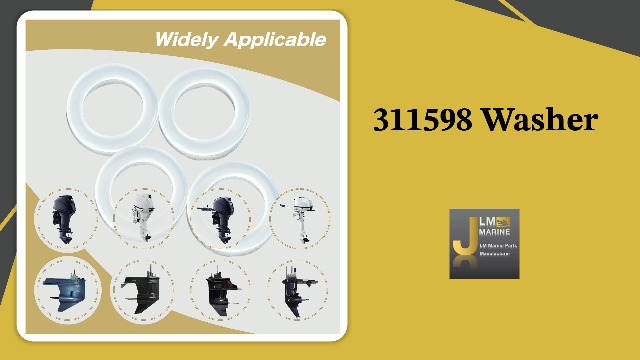 Image of 4PCS 311598 Fill and Drain Screw Washer for Johnson Evinrude OMC Engines Gearcase Lower Unit Oil Drain Screw Gasket 3852105 777517 18-4248