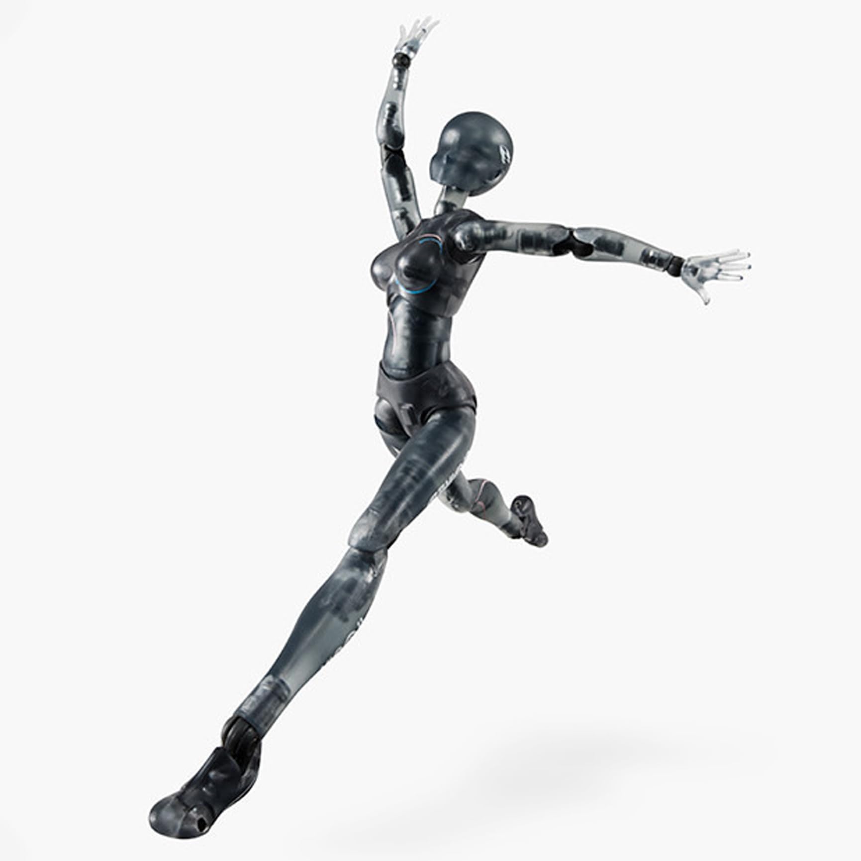 FIGURES D'ACTION 5.91In avec accessoires de bras inclusifs gestes mobiles dessinant le mannequin posable de figure décorative Action Figure Corps Cadeau pour la tablette table (femme)