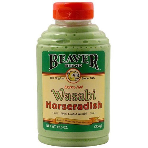 Beaver Extra Hot Wasabi Horseradish 12.5 Oz by Beaver