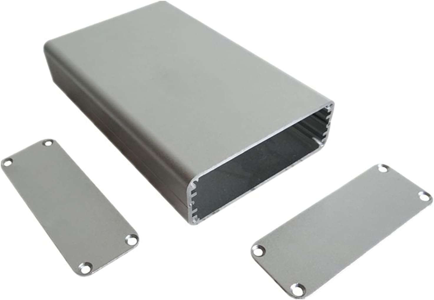 Aluminum Enclosure Electronic Project Box PCB Instrument Box Holding Circuit Board Metal Shell