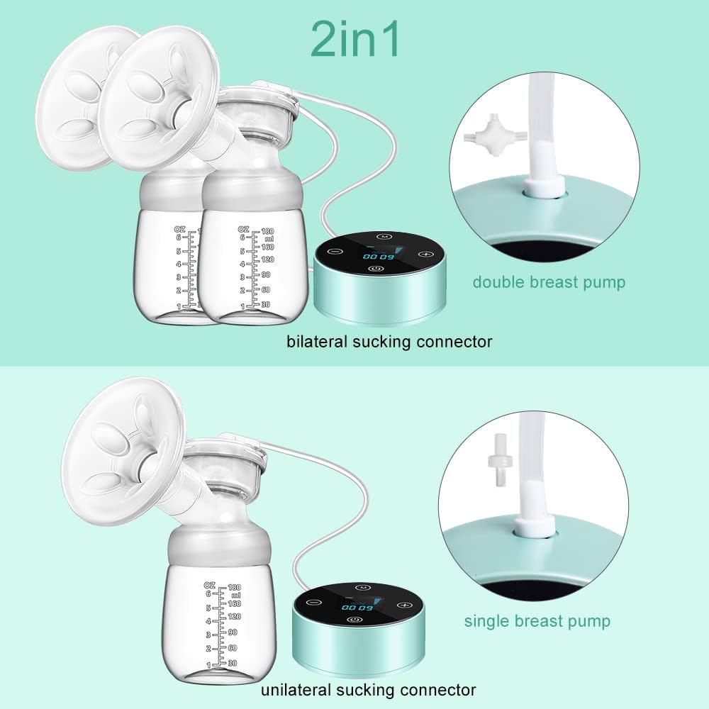 Amazon.co.jp: MUOCOBU 電動搾乳器 搾乳器 電動授乳ポンプ 3
