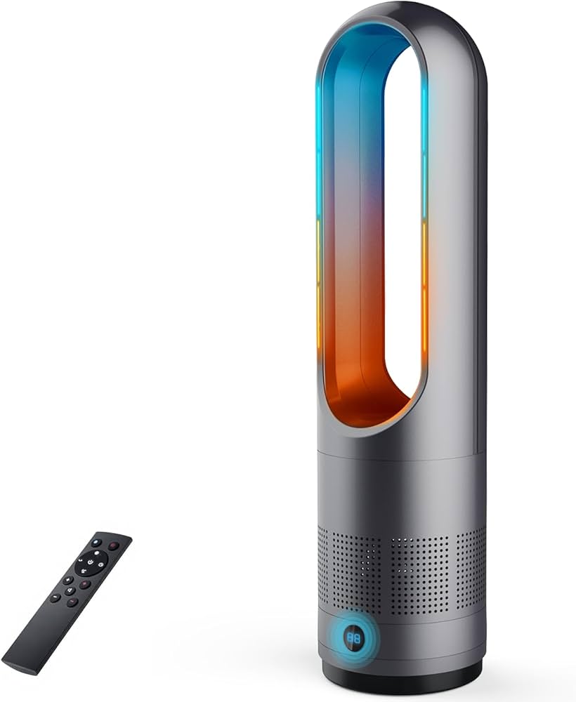 Amazon | LRIOセラミックヒーター【羽なし&冷暖房&一年中お役立ち Amazon | LRIOセラミックヒーター【羽なし&冷暖房&一年中お役立ち