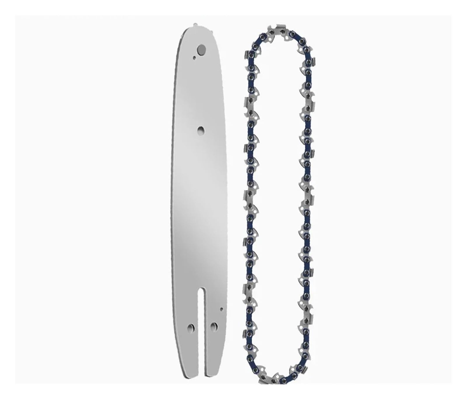 Cadenas para motosierras, Combo de Barra Cadena Motosierra for Sierra eléctrica, Paso 1/4 ", 3/8", 0,325, 4-20 Pulgadas, Varias Piezas(5pcs Chain,18 Inch 050 62 DL)
