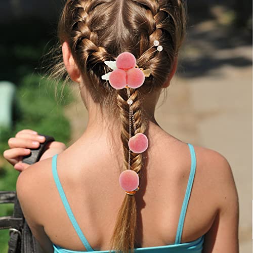 Frcolor Toddler Hair Clips 1 Pair Plush Bunny Hair Clips Retro Tassel Rabbit Hair Barrettes Rabbit Alligator Hairpins Chinese Hanfu Hairpins Easter Hair Accessories For Women Girls Baby Hair Clips #TOP4
