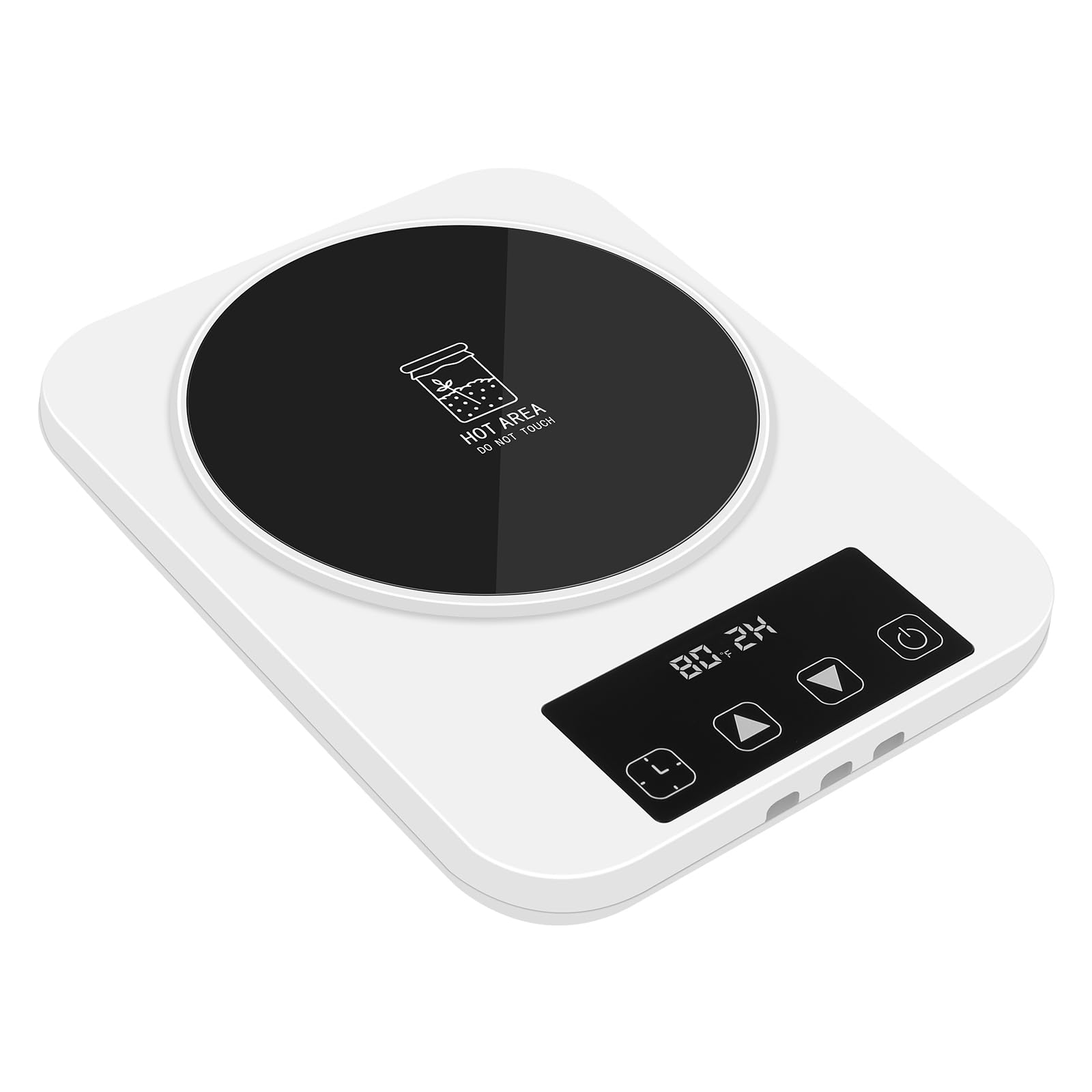 Sourdough Starter Warmer with Memory Function– 1°F Precision Temperature Control (70–100°F), Auto On/Off, 12-Hour Timer, Fits sourdough starter Jars Up to 40oz for Home Baking and Fermentation.