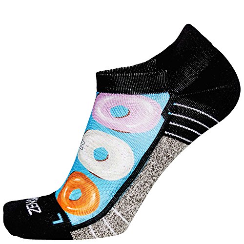 Image of Zensah Limited Edition No-Show Running Socks - Anti-Blister Comfortable Moisture Wicking Sport Socks for Men and Women