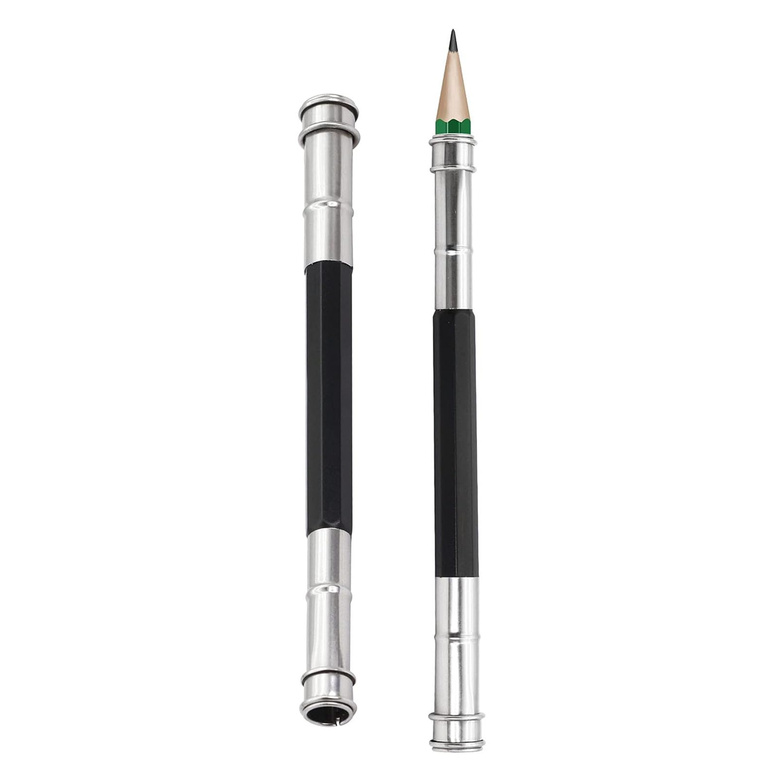 LKTFATD 5PCS Adjustable Pencil Lengthener Tool Coupling Device for School Art Writing