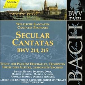 Edition Bachakademie Vol. 68 (Weltliche Kantaten BWV 214-215)