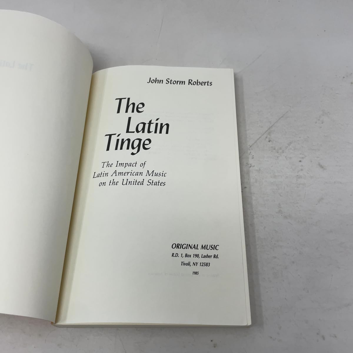The Latin Tinge: The Impact of Latin American Music on the United States