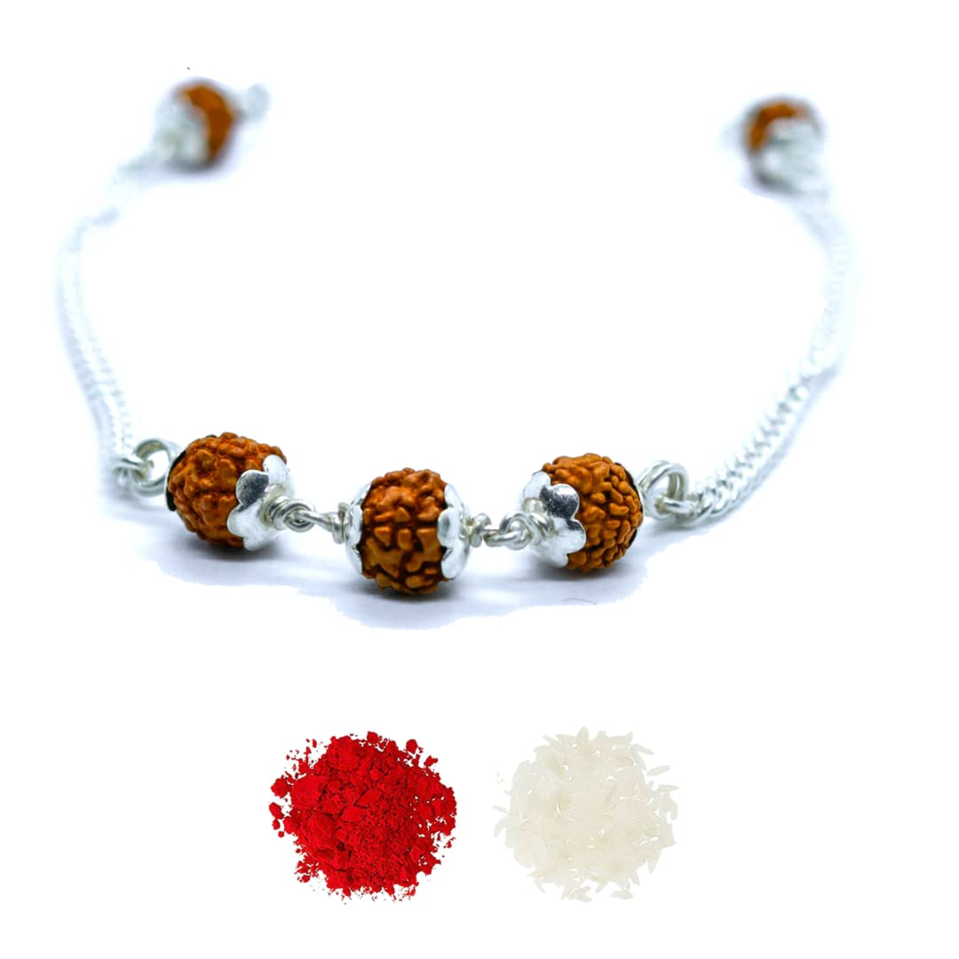 Devu Parbat Enterprise Parbat Rakhi For Brother Rakshabandhan For Men With Roli Chawal (Pure Silver) | Rakhi For Brother |Rakhi With Gift Combo | Rakhi For Bhaiya Bhabhi (So50) (B08CD1GPHQ) Amazon Price History, Amazon Price Tracker