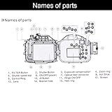 Loboo Idea 130FT/40M Underwater Depth Diving Case Waterproof Camera Housing (For Panasonic LUMIX DMC-LX100, Black) - Image 7