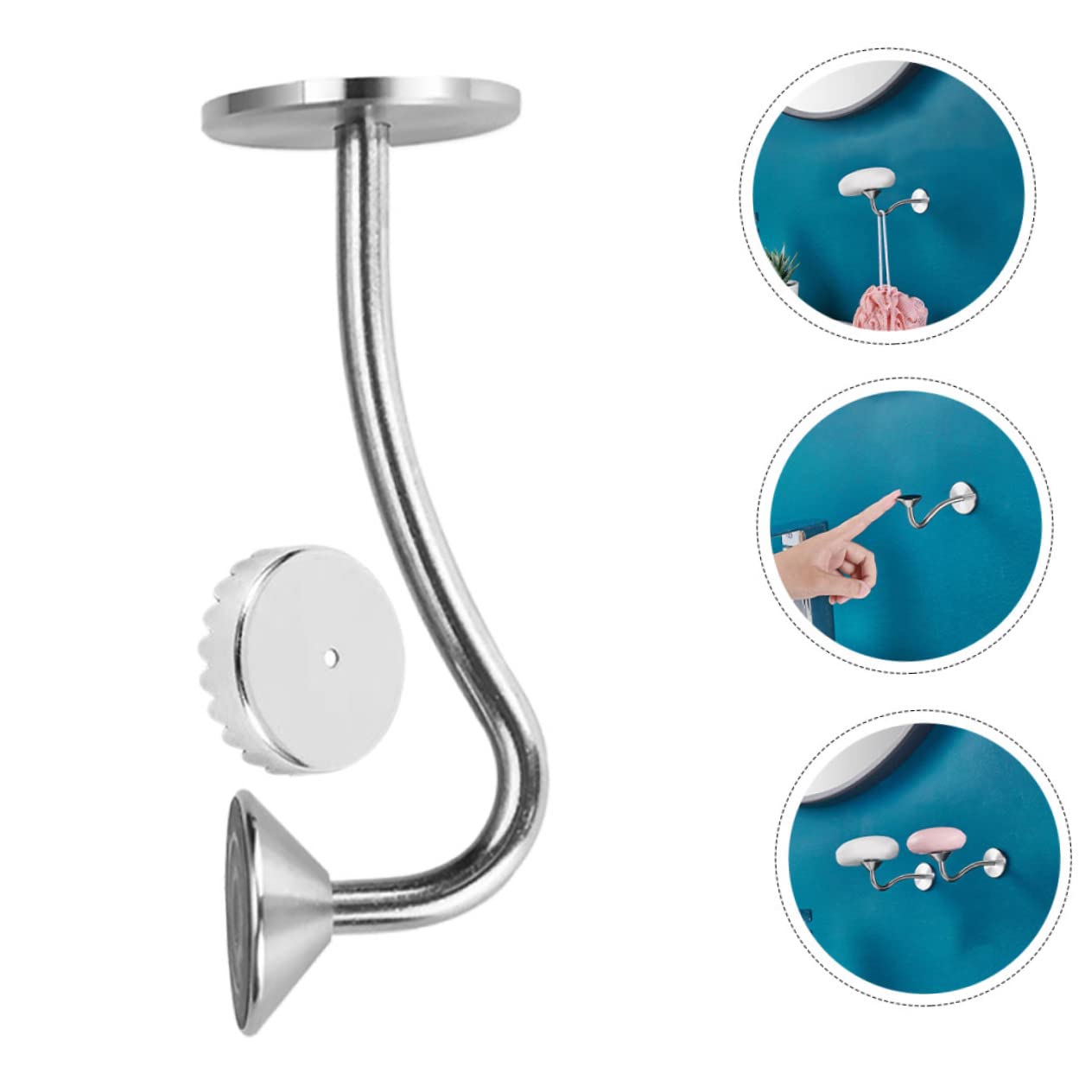 Ciieeo 3 Pz portasapone magnetico portasapone cucina portasaponi per doccia accessorio da bagno contenitore magnetico per sapone a ventosa per parete doccia