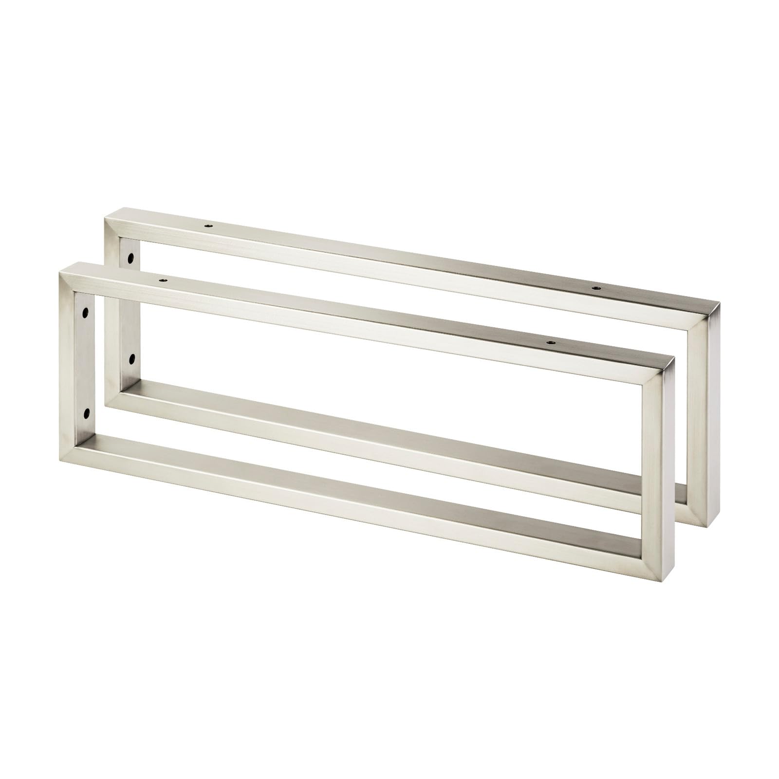 SOTOOLS Waschtischkonsole FERRANO 2 Stück Edelstahl gebürstet 500 x 150 mm