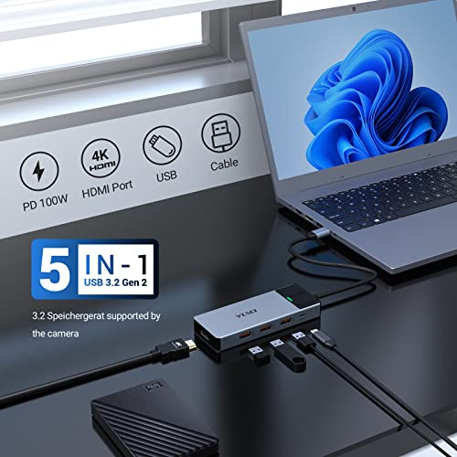 Hub USB C haute performance 10Gbps avec alimentation Power Delivery - 3