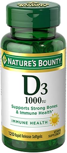 Nature's Bounty Vitamina D3 1000IU, 120 cápsulas blandas.. disponible en Yaxa Venezuela