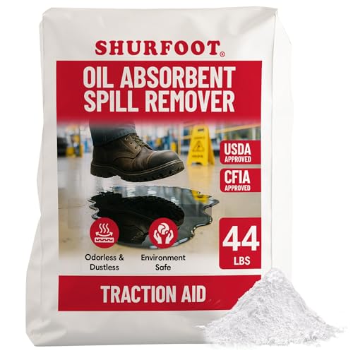 SHURFOOT 44lb Non-Slip Oil Absorbent - Provides Ice Traction &