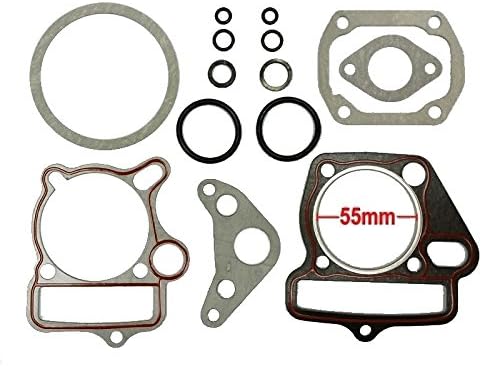 Head & Cylinder Gasket Set, 125cc ATV (WITH OBLONG HOLE) and O-rings CRF Apollo Dirt Bike