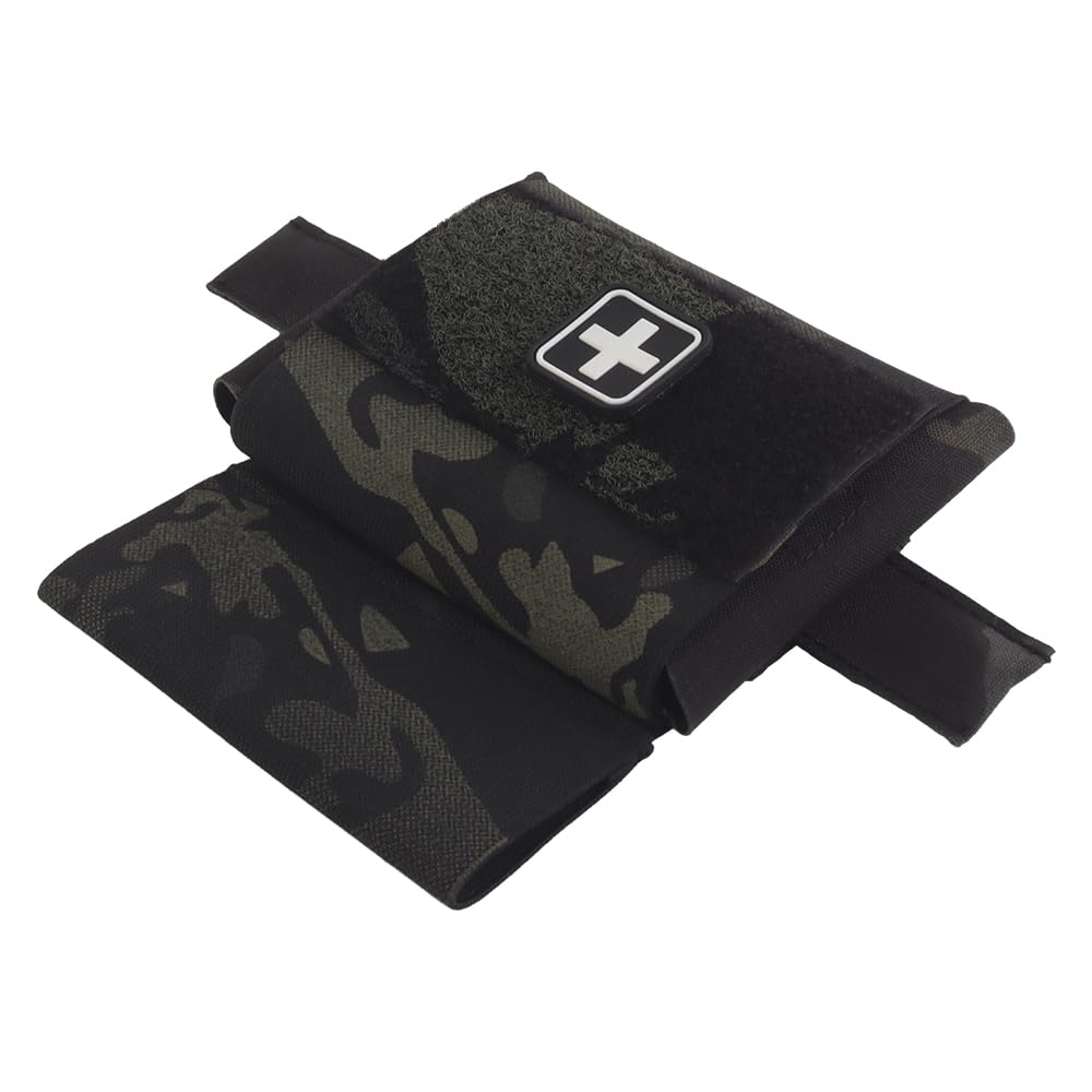 Sacoche Tactique Micro Med Ceinture Kit Trauma – MOLLE – Tissu Cordura 500D – Support Garrot – Multicam